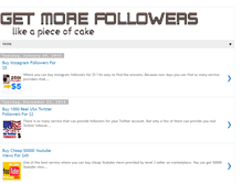 Tablet Screenshot of getmorefollowersonline.com